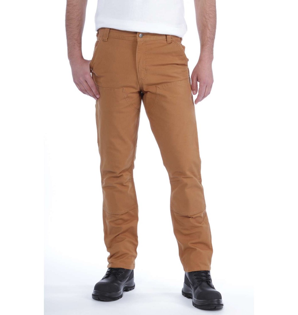 Spodnie Carhartt Stretch Duck Double Front Brown