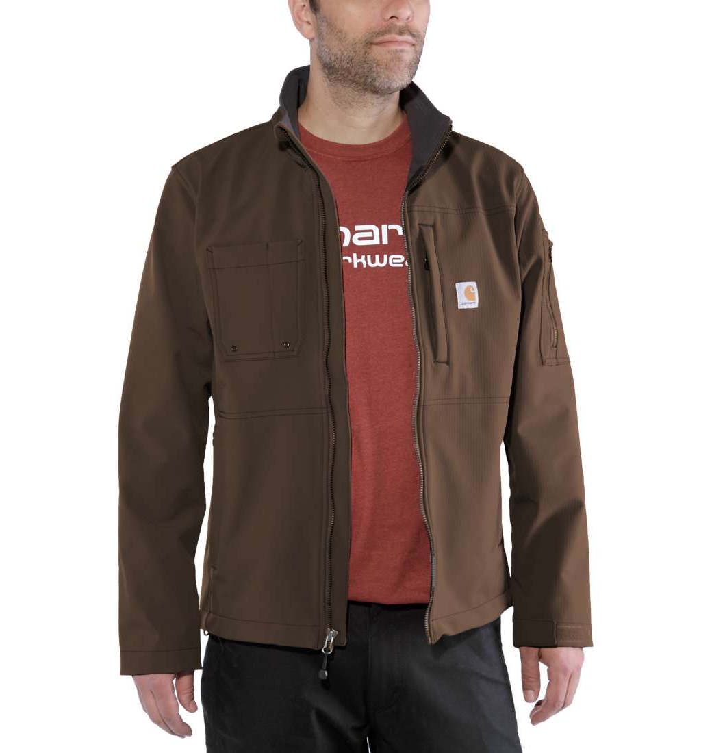 Softshell Carhartt Rough Cut Jacket Dark Coffee