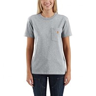 Koszulka Carhartt WK87 Workwear Pocket S/S Grey