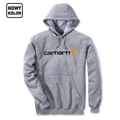 Bluza Carhartt Signature Logo Midweight Grey