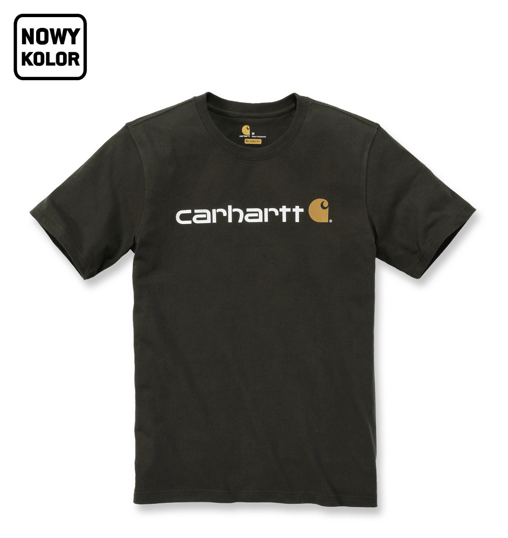 Koszulka Carhartt Core Logo T-Shirt Peat