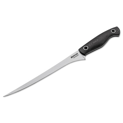 Nóż do filetowania Boker Solingen Saga G10 Satin