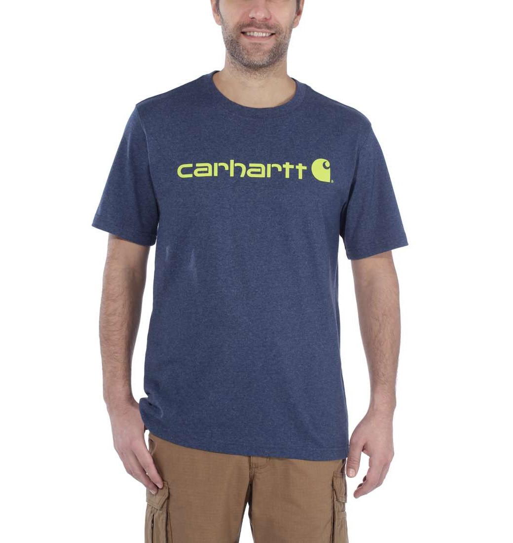 Koszulka Carhartt Core Logo T-Shirt Cobalt Blue