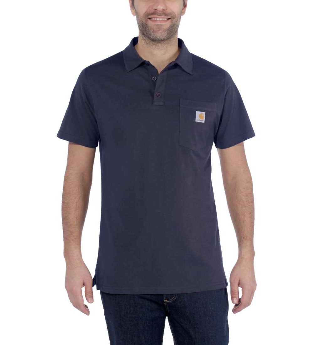 Koszulka Carhartt Force Cotton Delmont Navy