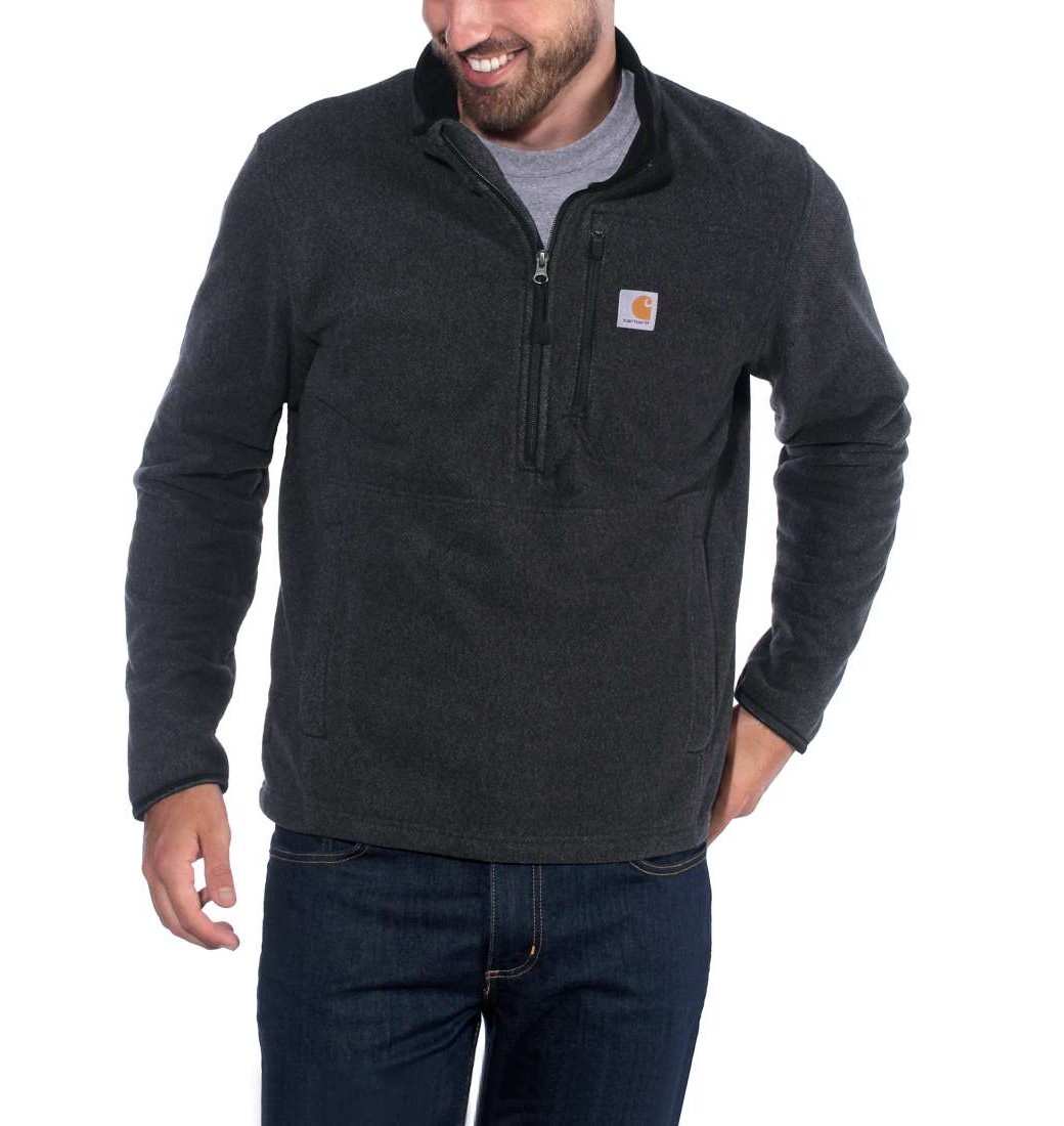 Polar Carhartt Dalton Half Zip Fleece Black