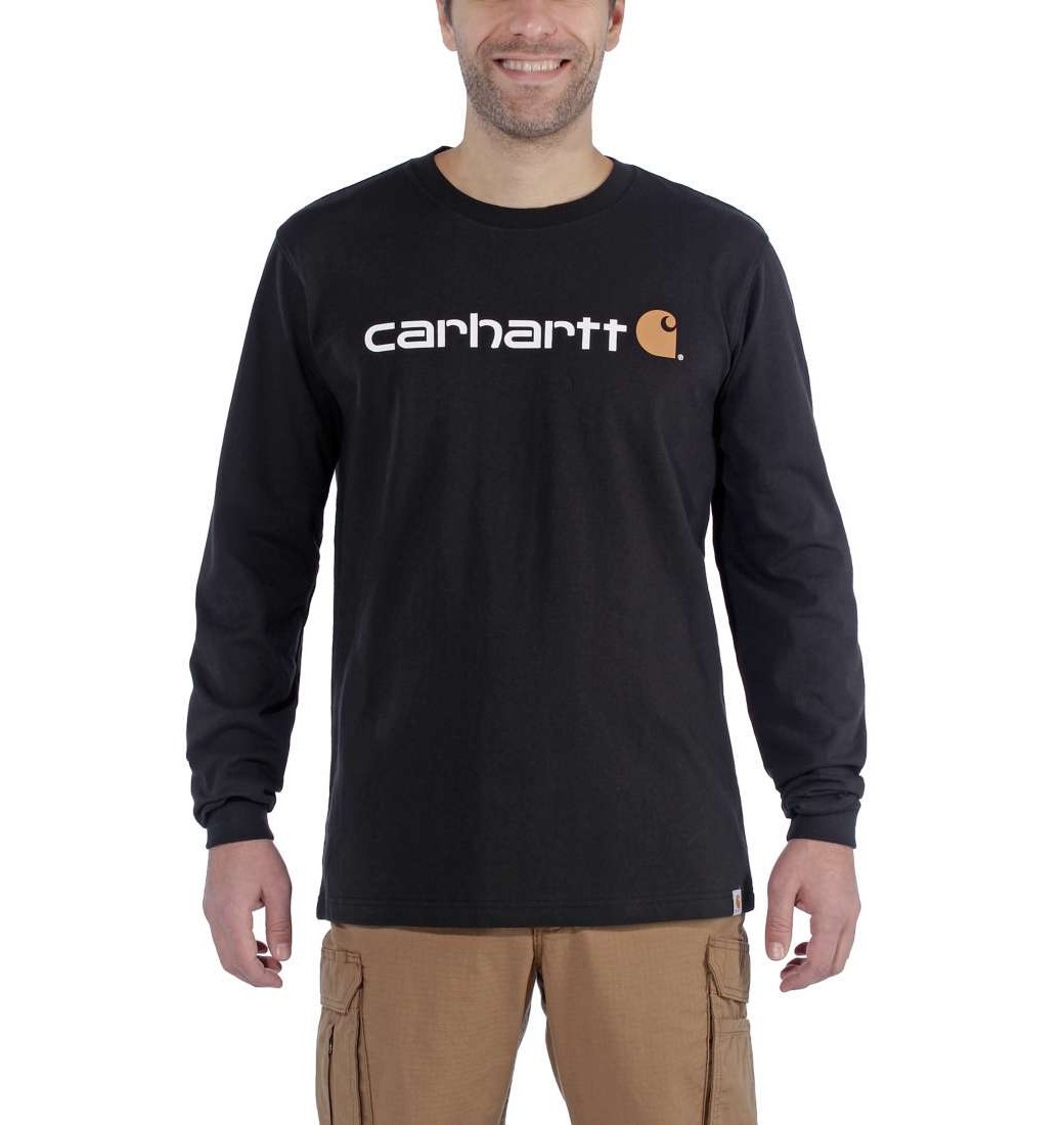 Koszulka Carhartt EMEA Signature Graphic L/S Black