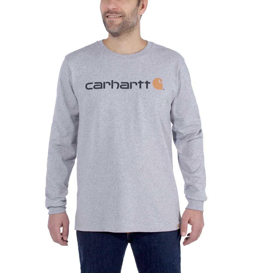 Koszulka Carhartt EMEA Signature L/S Grey