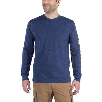 Koszulka Carhartt Logo Long Sleeve Blue