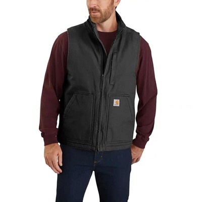 Kamizelka Carhartt Washed Duck Sherpa-Lined Black