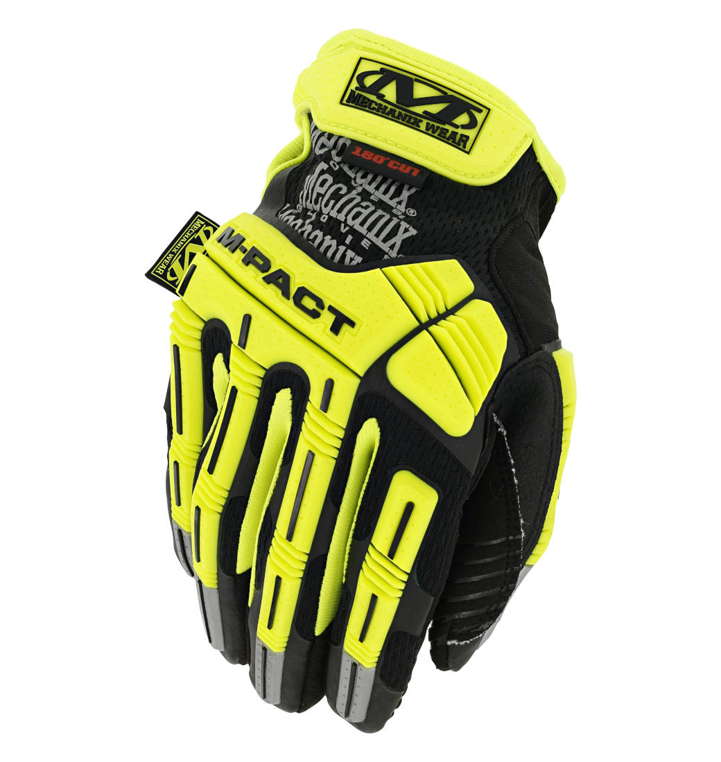 Rękawice Mechanix HiViz MPact D5 HiViz Yellow