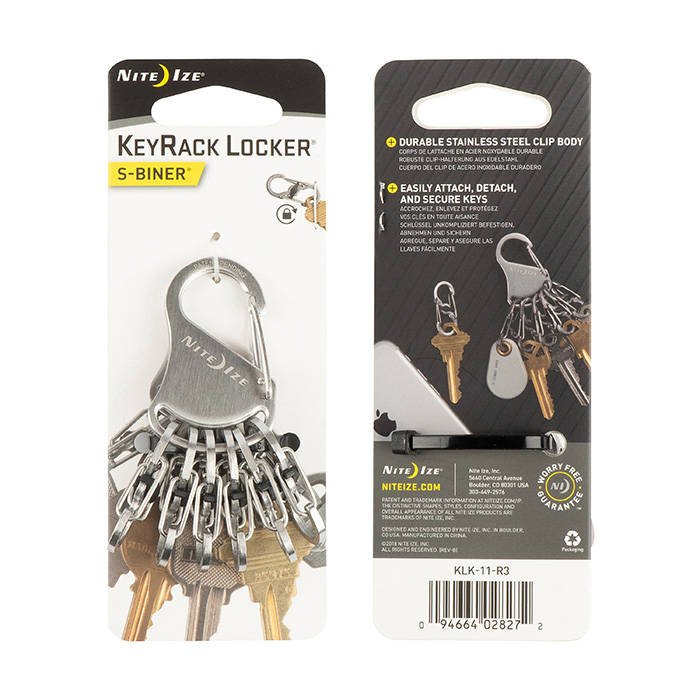 Karabinek do kluczy Nite Ize KeyRack Locker Steel