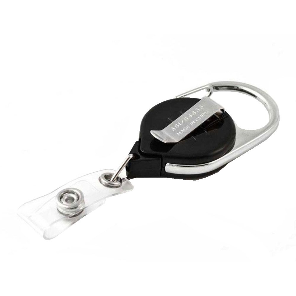 KEY-BAK - Retraktor Retract-A-Badge ID w Carabiner