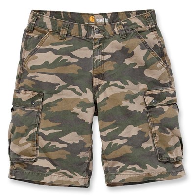 Spodenki Carhartt Rugged Short Cargo Camo Khaki