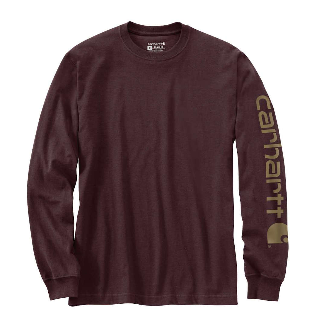 Koszulka Carhartt Logo Long Sleeve T-Shirt Port