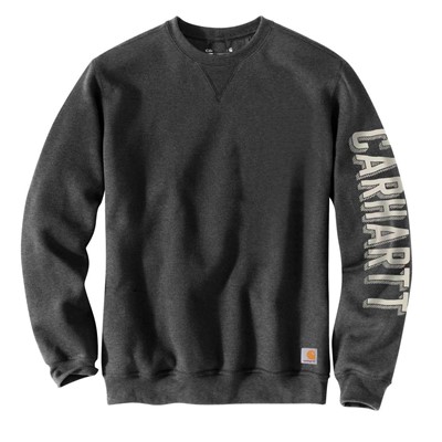 Bluza Carhartt Midweight Crewneck Logo Carbon