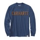 Koszulka Carhartt Long Sleeve Logo Cobalt Blue