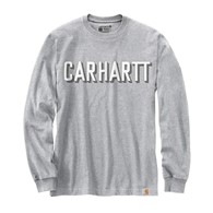 Koszulka Carhartt Long Sleeve Logo Heather Gray