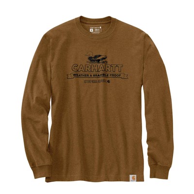 Koszulka Carhartt Heavyweight LS Super Dux Brown