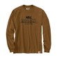 Koszulka Carhartt Heavyweight LS Super Dux Brown