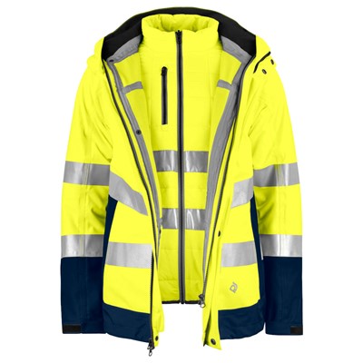 Kurtka Odblaskowa ProJob 6446 3in1 Yellow/Navy