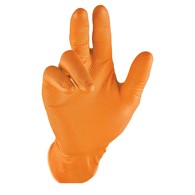Rękawiczki Nitrylowe Grippaz 246 Orange 50 sztuk O