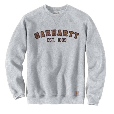 Bluza Carhartt Crewneck Logo Sweatshirt Grey