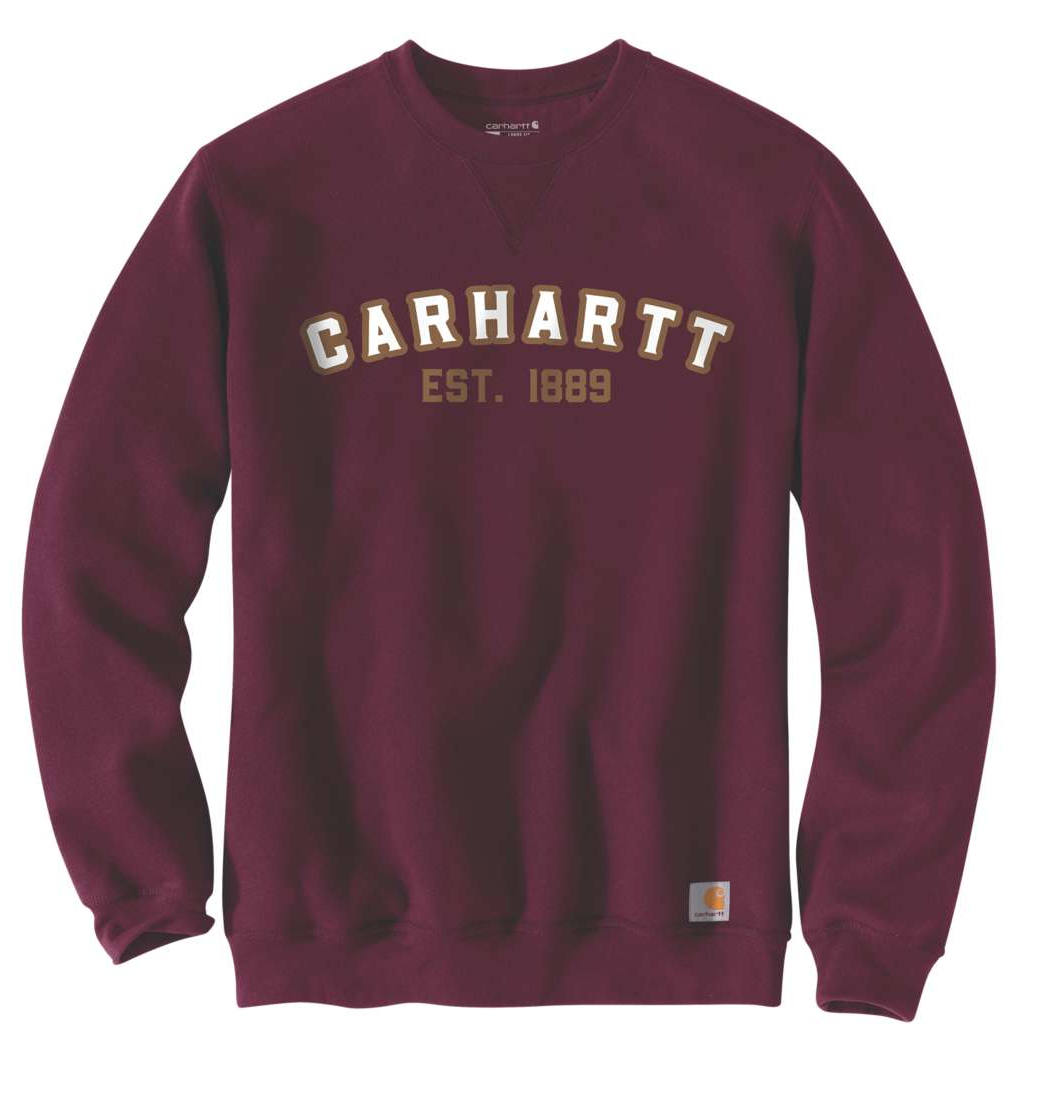 Bluza Carhartt Crewneck Logo Sweatshirt Port