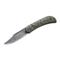 Nóż CIVIVI Appalachian Drifter Damascus G10 CF Yel