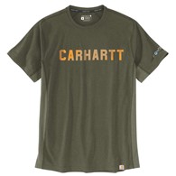 Koszulka Carhartt Force Block Logo Mid Basil