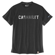Koszulka Carhartt Force Block Logo Mid Black