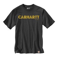 Koszulka Carhartt Heavyweight Logo Relaxed Carbon