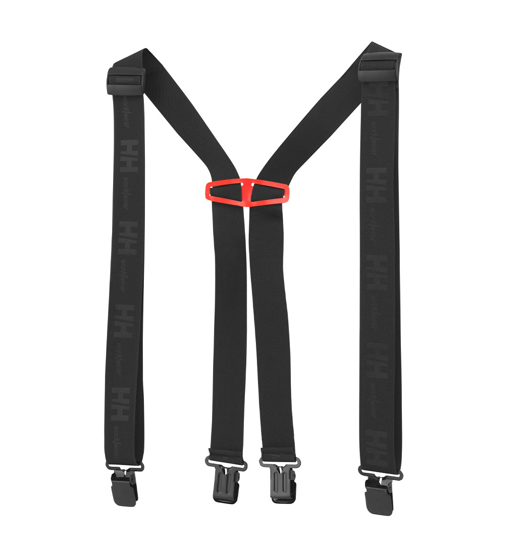 Szelki Helly Hansen Logo Suspenders Black