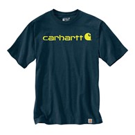 Koszulka Carhartt Heavyweight Core Logo Night Blue