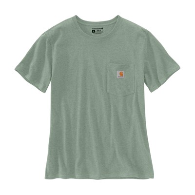 Koszulka Carhartt Heavyweight Pocket Jade