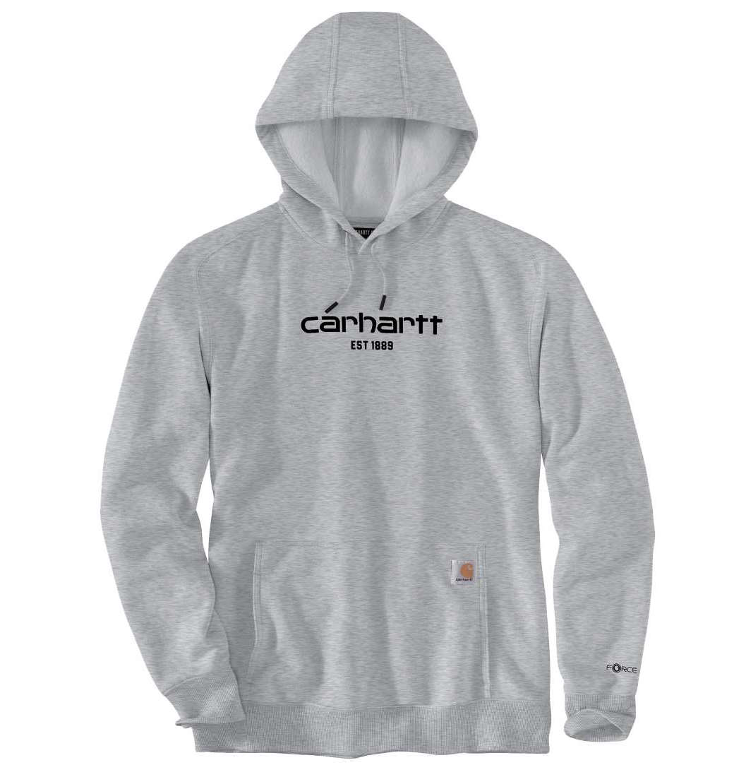 Bluza Carhartt Force Lightweight Logo Asphalt