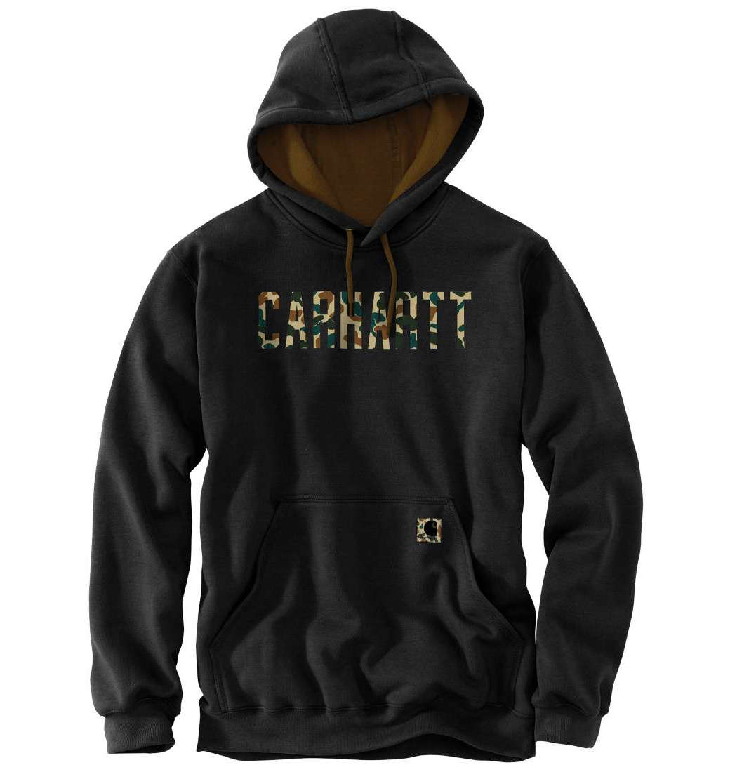 Bluza Carhartt Midweight Camo Logo Black