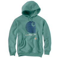 Bluza Carhartt Rain Defender Mid C Logo Green