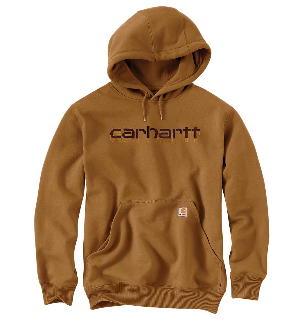 Bluza Carhartt Rain Defender Mid Logo Brown