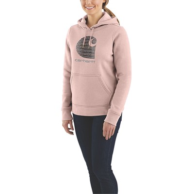 Bluza Carhartt Rain Defender Mid C Logo ASH Rose