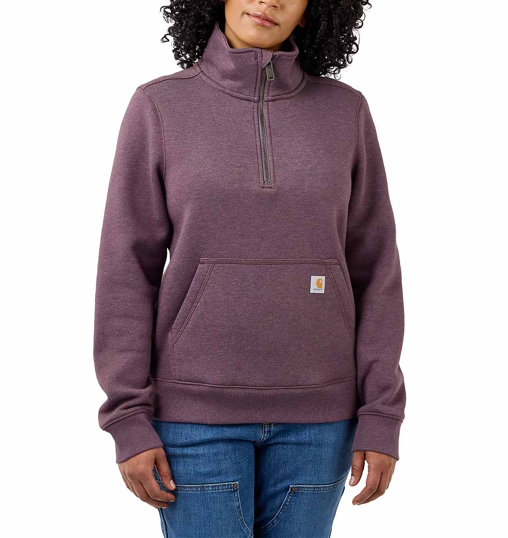 Bluza Carhartt Midweight Half Zip Blackberry