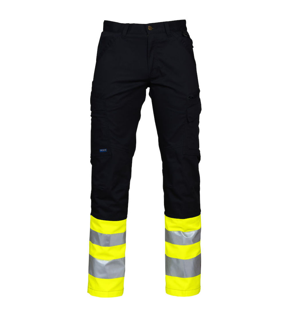 Spodnie ProJob 6523 HiViz EN ISO 20471 Yellow