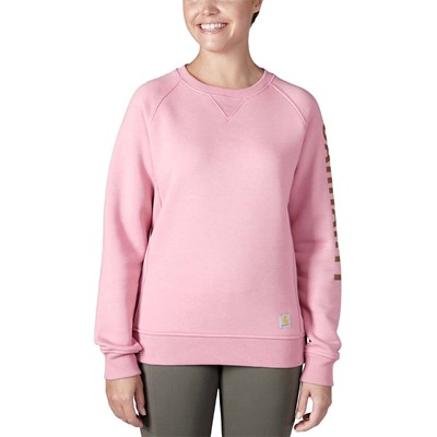 Bluza Carhartt Clarksburg Graphic Crewneck Pink