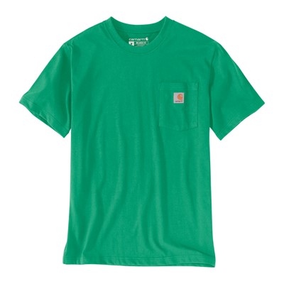 Koszulka Carhartt Heavyweight K87 Pocket Malachite