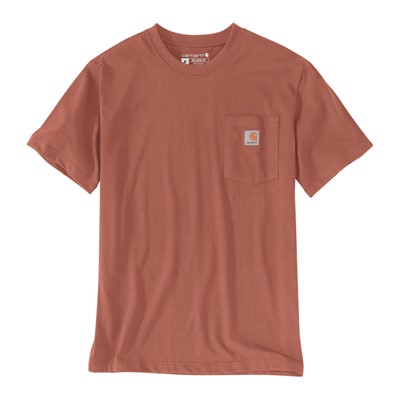 Koszulka Carhartt Heavy K87 Pocket Terracotta