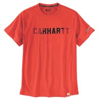 Koszulka Carhartt Force Logo Cherry Tomato