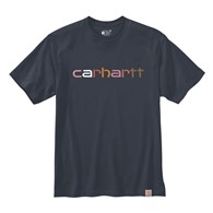 Koszulka Carhartt Heavyweight Logo Navy
