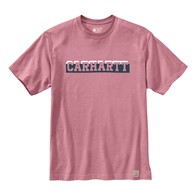 Koszulka Carhartt Heavyweight Logo Foxglove