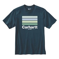 Koszulka Carhartt Heavyweight Line Night Blue