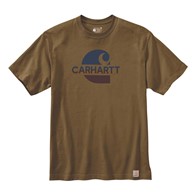 Koszulka Carhartt Heavyweight C Oiled Walnut
