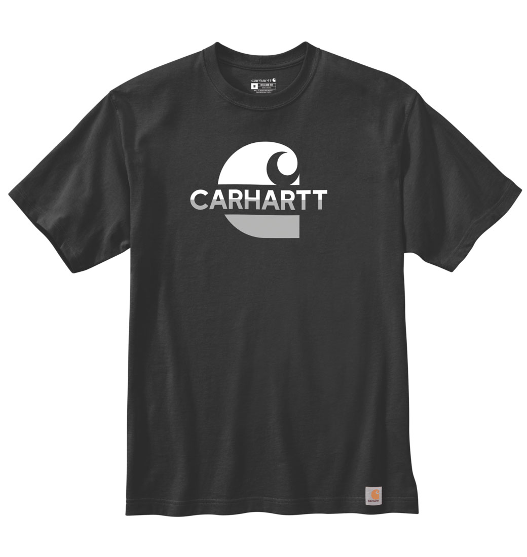 Koszulka Carhartt Heavyweight C Black